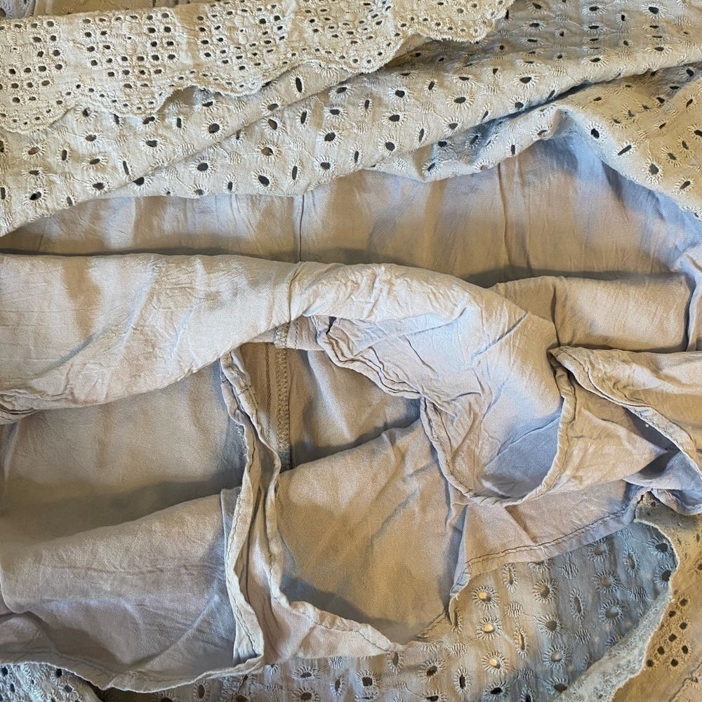 MUSTARD Seed pale blue dress size medium - Picture 5 of 10
